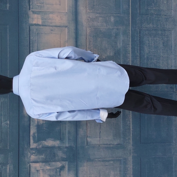 Paul Betenly Men's Classic Fit Lt. Blue Luxury dDess Shirt - Picture 5 of 17